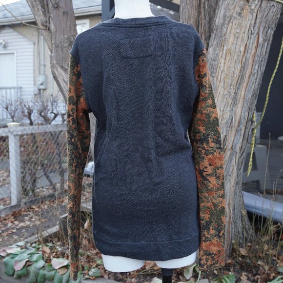 Button up black and fall colored cardigan - Picture 3 of 5